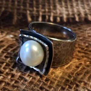 Silpada Sterling Silver & Pearl Bracelet